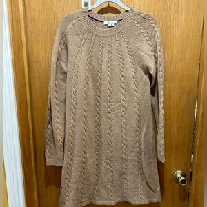 Biden beige sweater dress… size 8 US